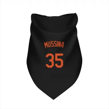 Black Baltimore Orioles Mike Mussina   Dog & Cat Pet Bandana