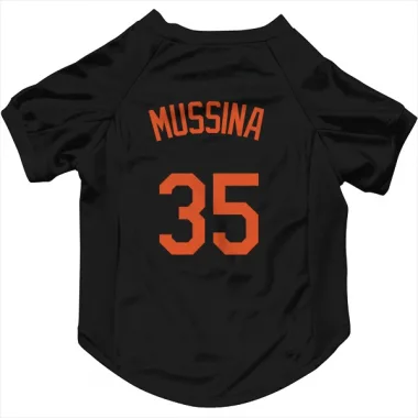 Black Baltimore Orioles Mike Mussina   Dog & Cat Pet Jersey