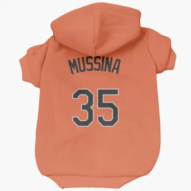 Orange Baltimore Orioles Mike Mussina   Dog & Cat Pet Hoodie